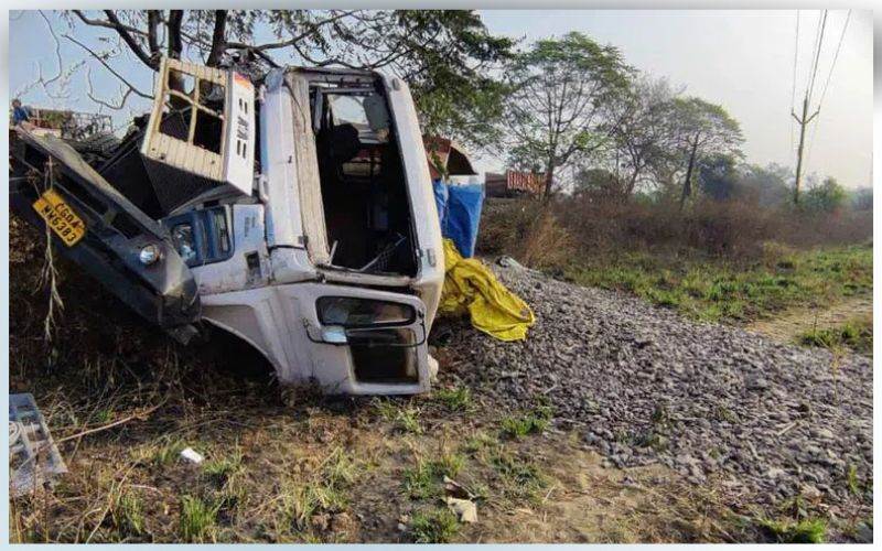 اڈیشہ میں سڑک حادثہ 5 پولیس اہلکار ہلاک 